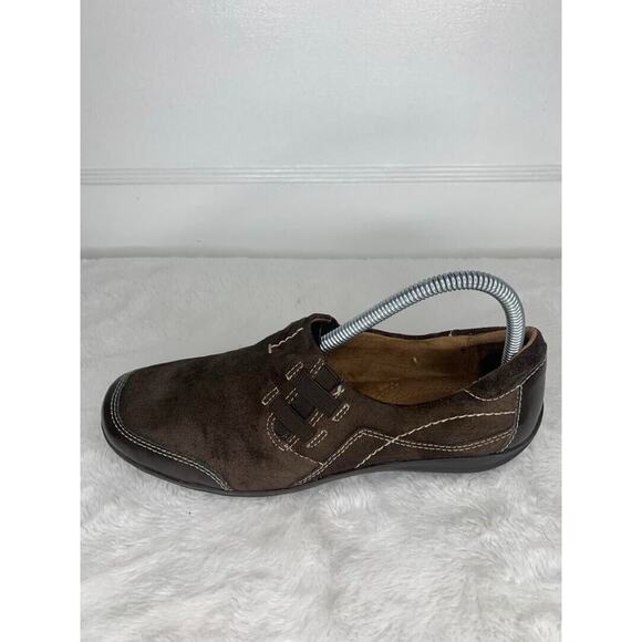 Naturalizer Womens Suede Slip-On Loafers Size 7.5 Brown - Picture 7 of 8